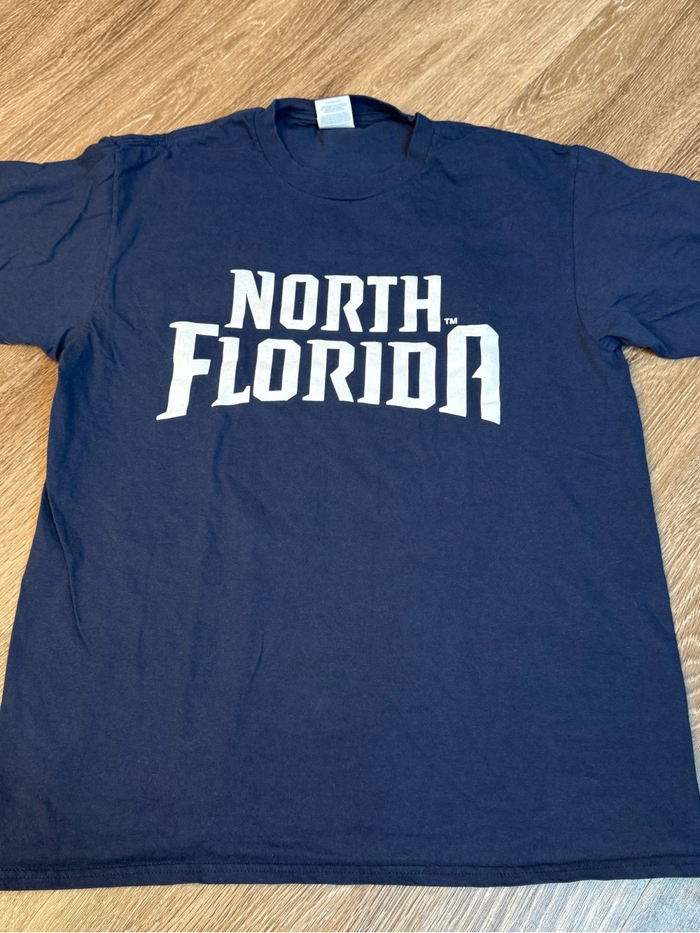 Source Unknown Navy T-Shirt with White‎ "North Florida" Graphic